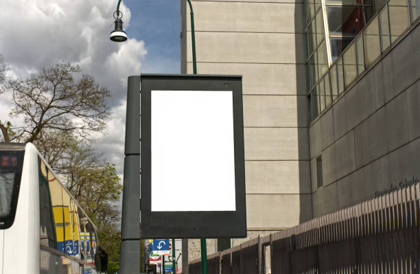 istock Vertical display on a street in Milan. 2189405701