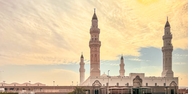 Quba Mosque at Sunset in Medina