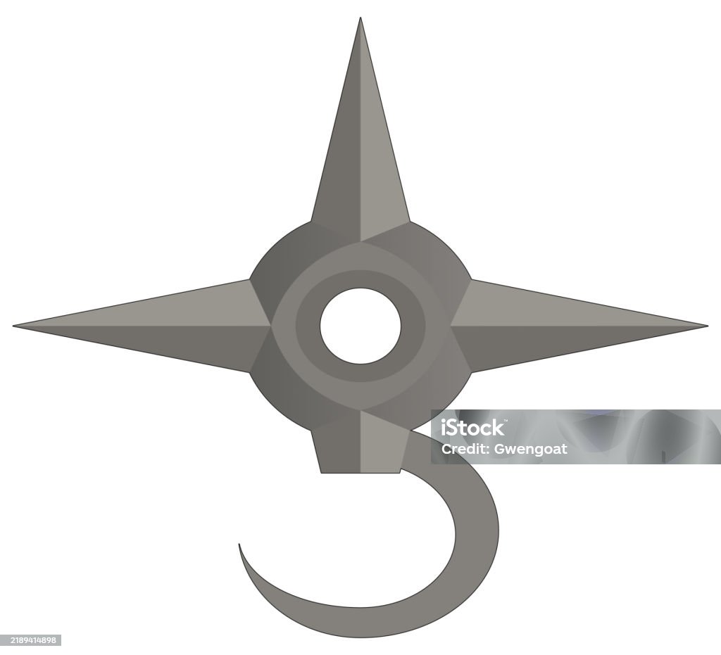 Four Point Sun Sun And Moon Crescent Symbol Stock Illustration - Download Image Now ...