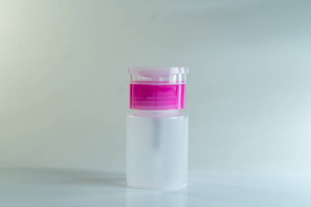 istock Pastel nail polish collection spilled on white background 2189414902