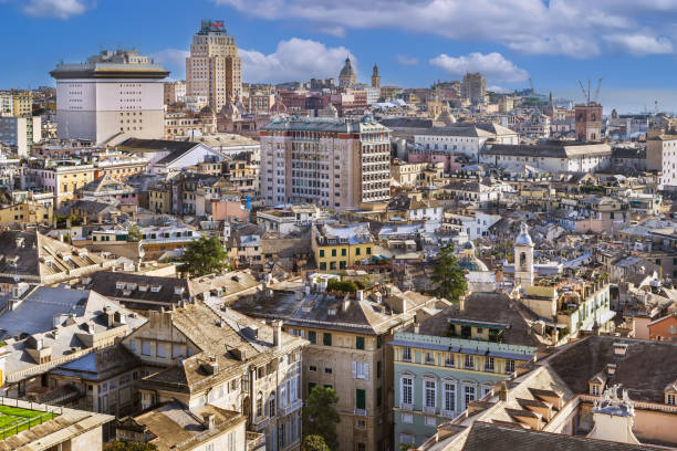 istock View of Genoa, Italy 2189416479