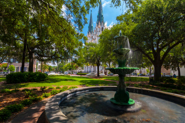 istock Layfette Park in Savannah, GA 2189420138