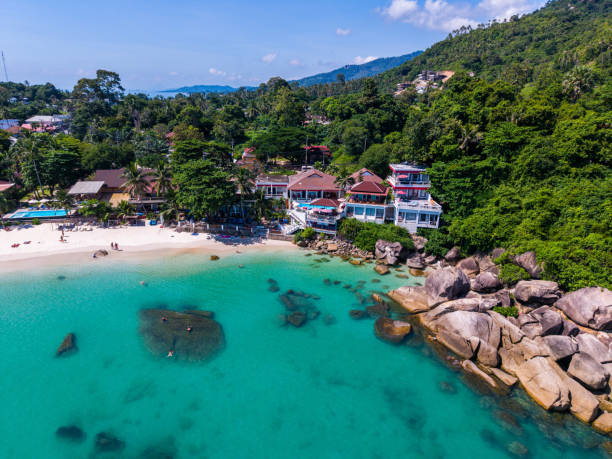 istock Silver beach or crystal beach in koh Samui, Thailand 2189422802