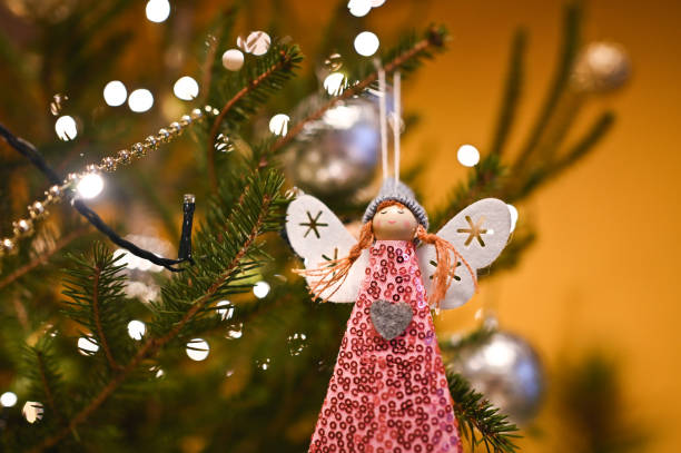 Christmas tree  with angel.
