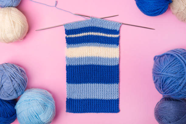 istock Knitting balls in basket 2189428545