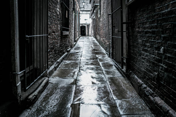 istock Medieval alley way on York, UK. 2189430641