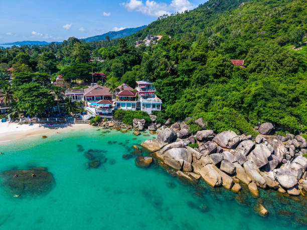 istock Silver beach or crystal beach in koh Samui, Thailand 2189434584