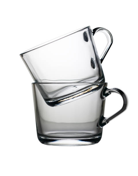 istock Stacked clear glass cups creating a minimalist and elegant kitchen atmosphere at morning light 2189437952