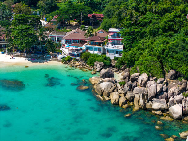 istock Silver beach or crystal beach in koh Samui, Thailand 2189438878