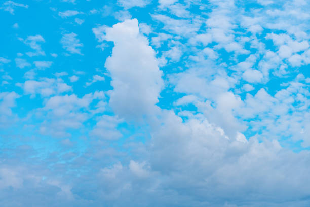 Gloomy sky with overcast clouds. Skyscape and cloudscape. Sky with clouds. Cloudy skyscape background. Cloudscape sky background. Cloud in the sky. Background with cloud. Meteorological conditions.