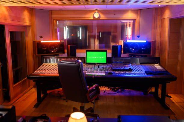 istock Professional music recording studio with no people. 2189455062