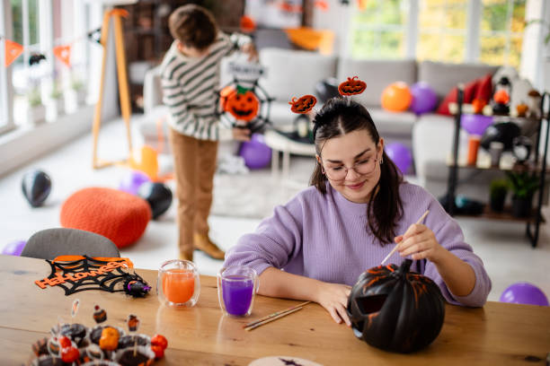 istock Halloween Spirit Captured in Creative Crafts 2189468483