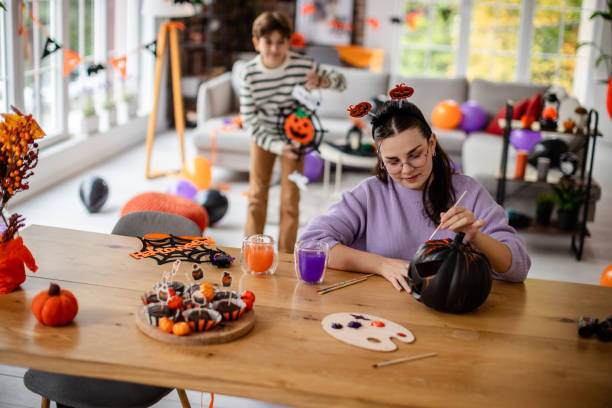 Joyful Halloween Crafting with Colorful Themes