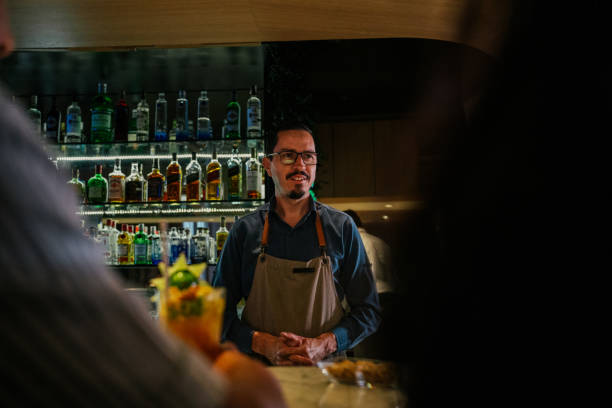 istock Waiter talking to guests 2189480824
