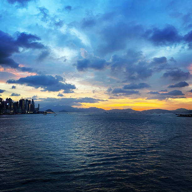 istock Dramatic Sky and Sea in Victoria Harbour 2189481084