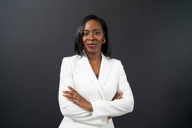 istock Studio portrait of a black woman looking at camera 2189493258