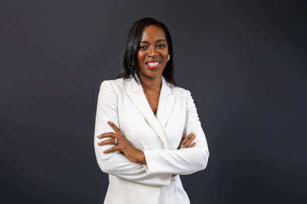 istock Studio portrait of a black woman looking at camera 2189493271