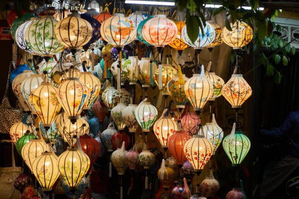 istock Lanterns in Hoi An ancient town at night 2189493609