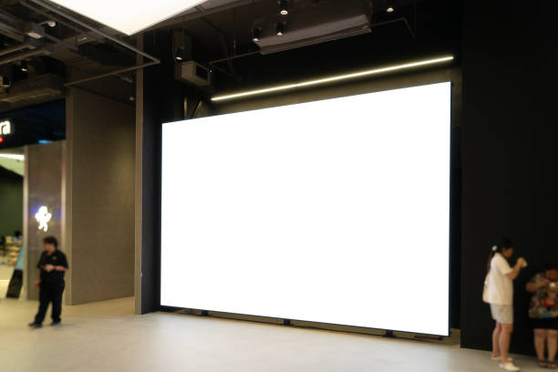 istock Mockup Blank LED Digital or Billboard advertising in Modern shopping mall 2189509501