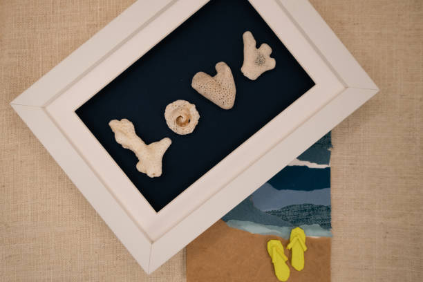 istock Beach Theme Handmade LOVE Gift for Couples – 4K High-Quality Romantic Decor Idea 2189521639