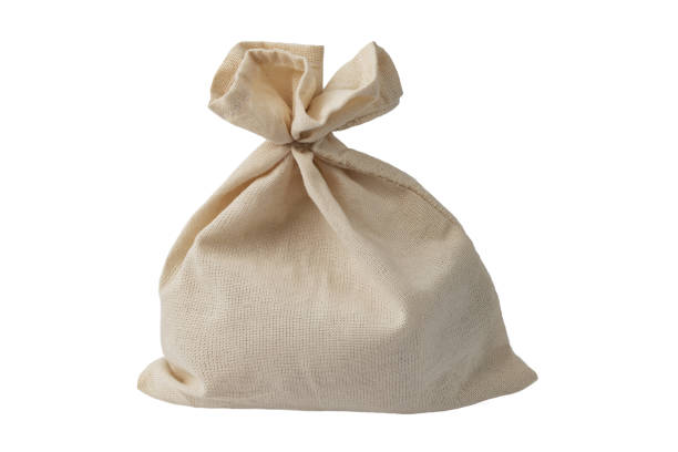 istock textile bag made of linen fabric, gift wrapping, insulated 2189534207