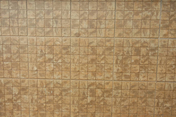 Ceramic tile close up in trending color of the year 2025.