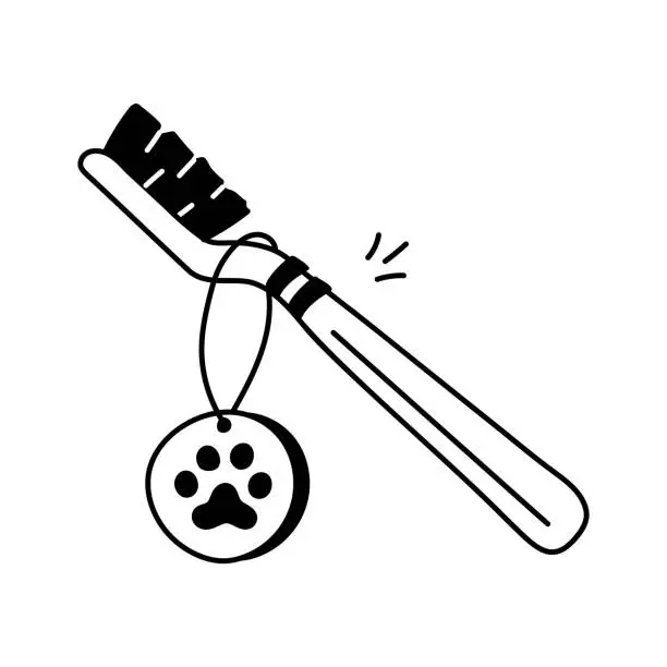 Dog Toothbrush Pattern Background Free dog tooth brush Clipart Images | FreeImages