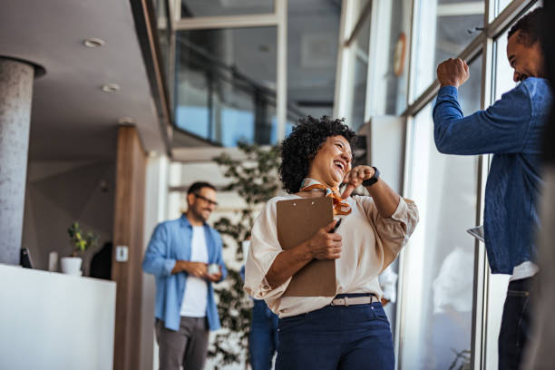 istock Celebrating Success in a Modern Office Environment 2189550081