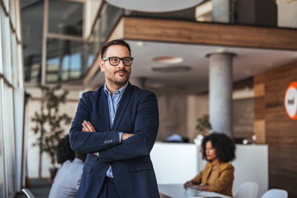 istock Confident Businessman in Modern Office Environment 2189550319