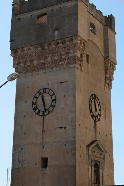 istock Historic clock tower in Savona, Italy 2189562896