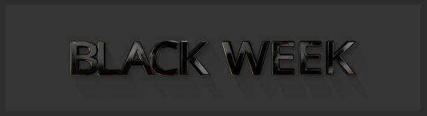 istock Black Week bold font-weight as sale event 2189566130