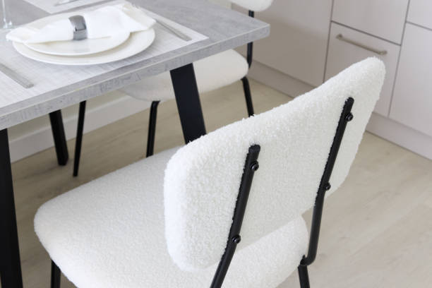 istock This modern dining chair design features a stylish texture that enhances any rooms aesthetic 2189573317