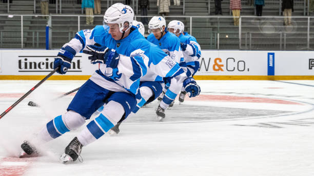 Professional Hockey Team Dynamic Pre-Game Warm-Up