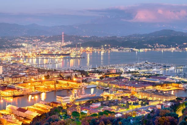 istock La Spezia, Italy Skyline at Twilight 2189578613