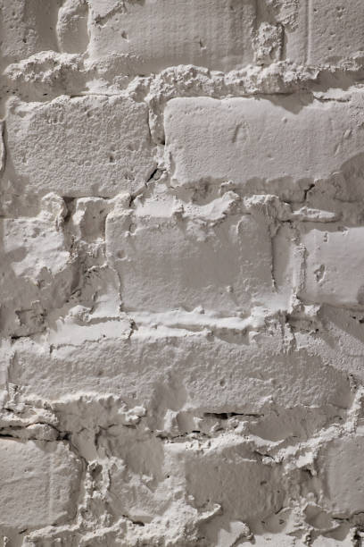 istock A textured white brick wall with a rough finish adds depth and character to the space 2189581457