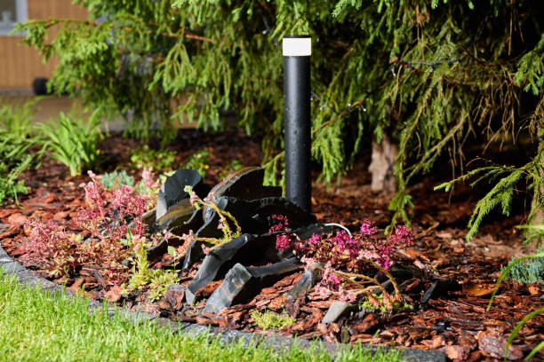 istock Explore the vibrant world of modern landscape design, enriched with decorative garden features 2189581922