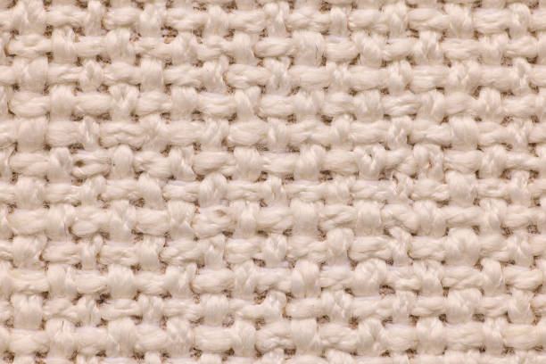 Hessian sackcloth woven texture pattern background in yellow beige cream brown color tone: Eco friendly raw organic flax cloth fabric textile backdrop: Bag rope thread detailed textured burlap canvas