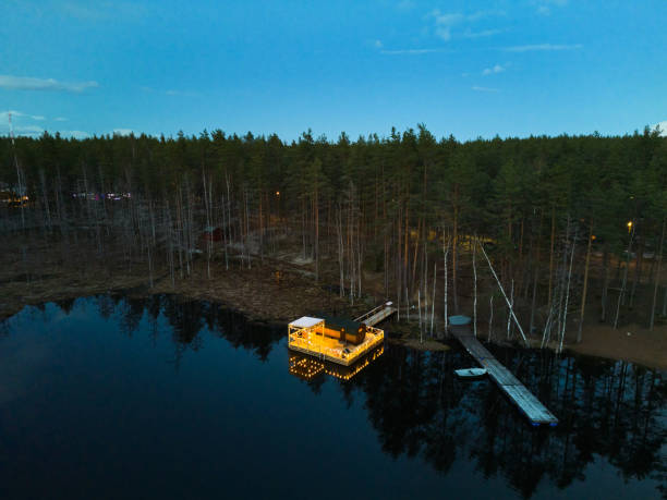 istock A Tranquil Lakeside Retreat That Is Surrounded by a Lush and Breathtaking Forest 2189584249