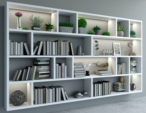 istock Furniture idea modern cabinet shelving for home 2189584520