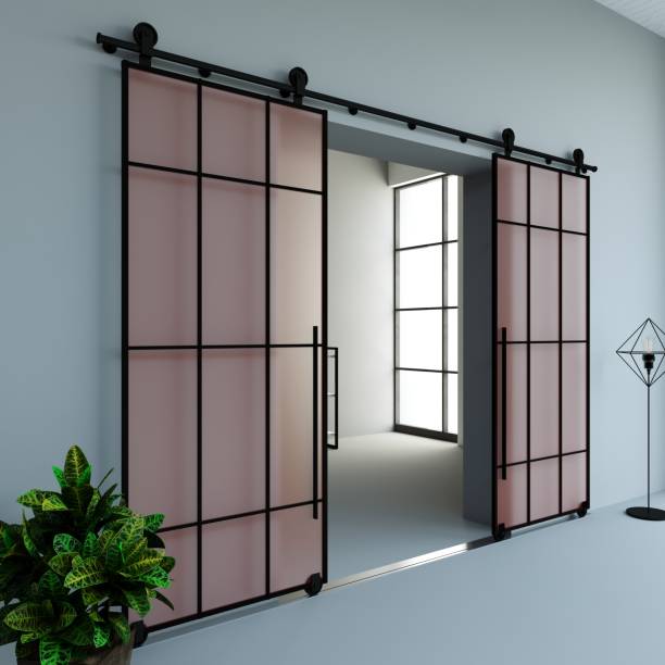 istock Modern sliding glass door in the room 2189591194