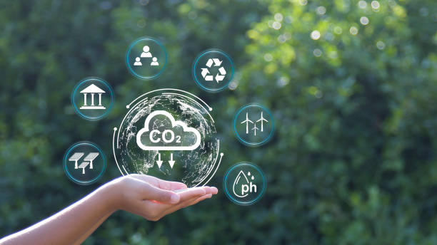 istock The carbon neutral concept reduces CO2 emissions, reducing global warming. 2189594528