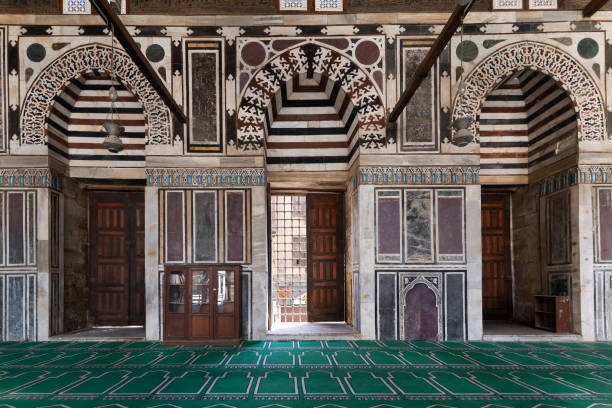 istock A richly decorated prayer area within Sultan al-Muayyad Mosque in old Cairo. 2189594910