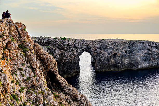 istock Sunset at Pont d’en Gil – Cala Corbetar in Ciutadella, Menorca, Balearic Islands 2189595372