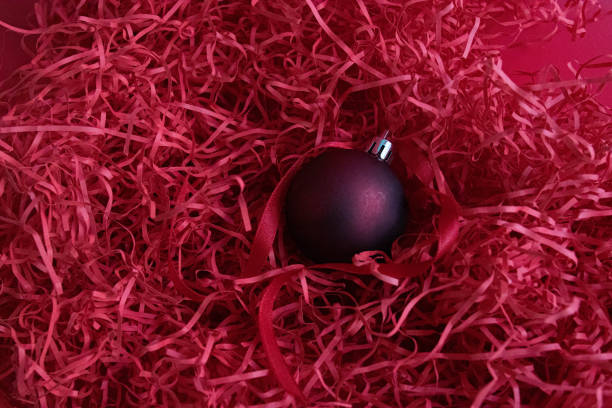 istock Christmas Concept, Red Hanging Ball 2189597837