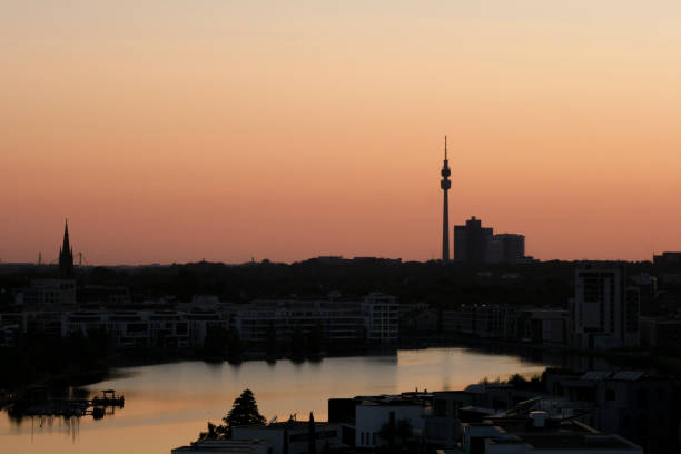 istock Sunset over Dortmund City skyline. 2189601656