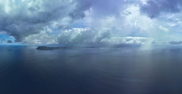 istock Aerial of Rain Clouds Over the Pacific Ocean 2189604845