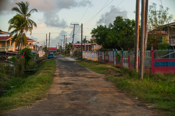 Berbice, Guyana - Residential Side street
