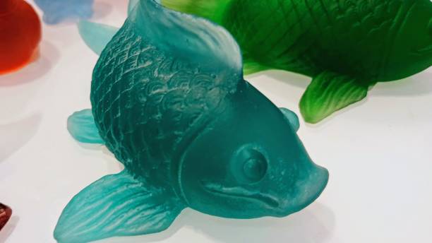istock Glass fish figurine decorative item. 2189613629