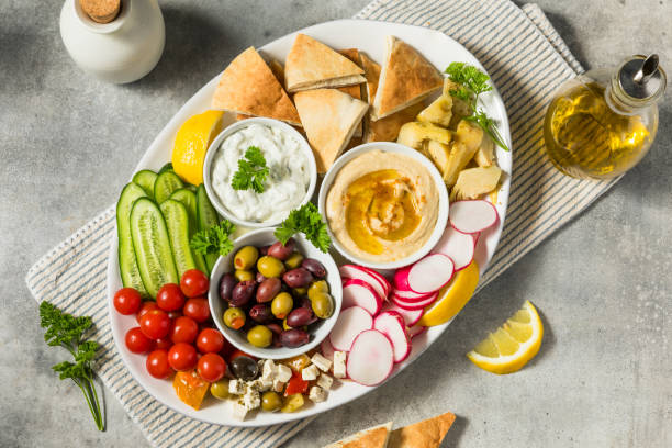 istock Homemade Mediterranean Mezze Platter 2189616341