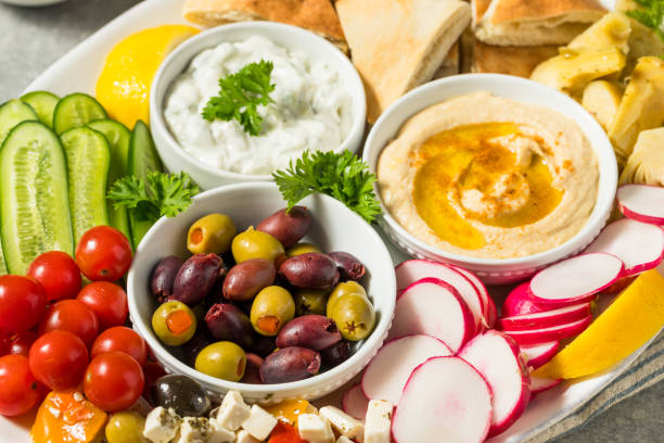 istock Homemade Mediterranean Mezze Platter 2189616382